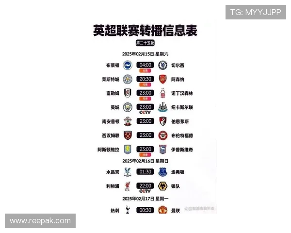 英超新赛季足球赛程解析